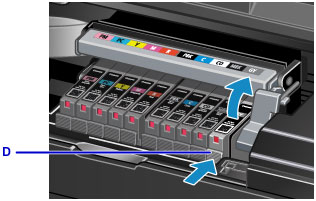 Canon : PIXMA Manuals : PRO-10S series : Replacing an Ink Tank